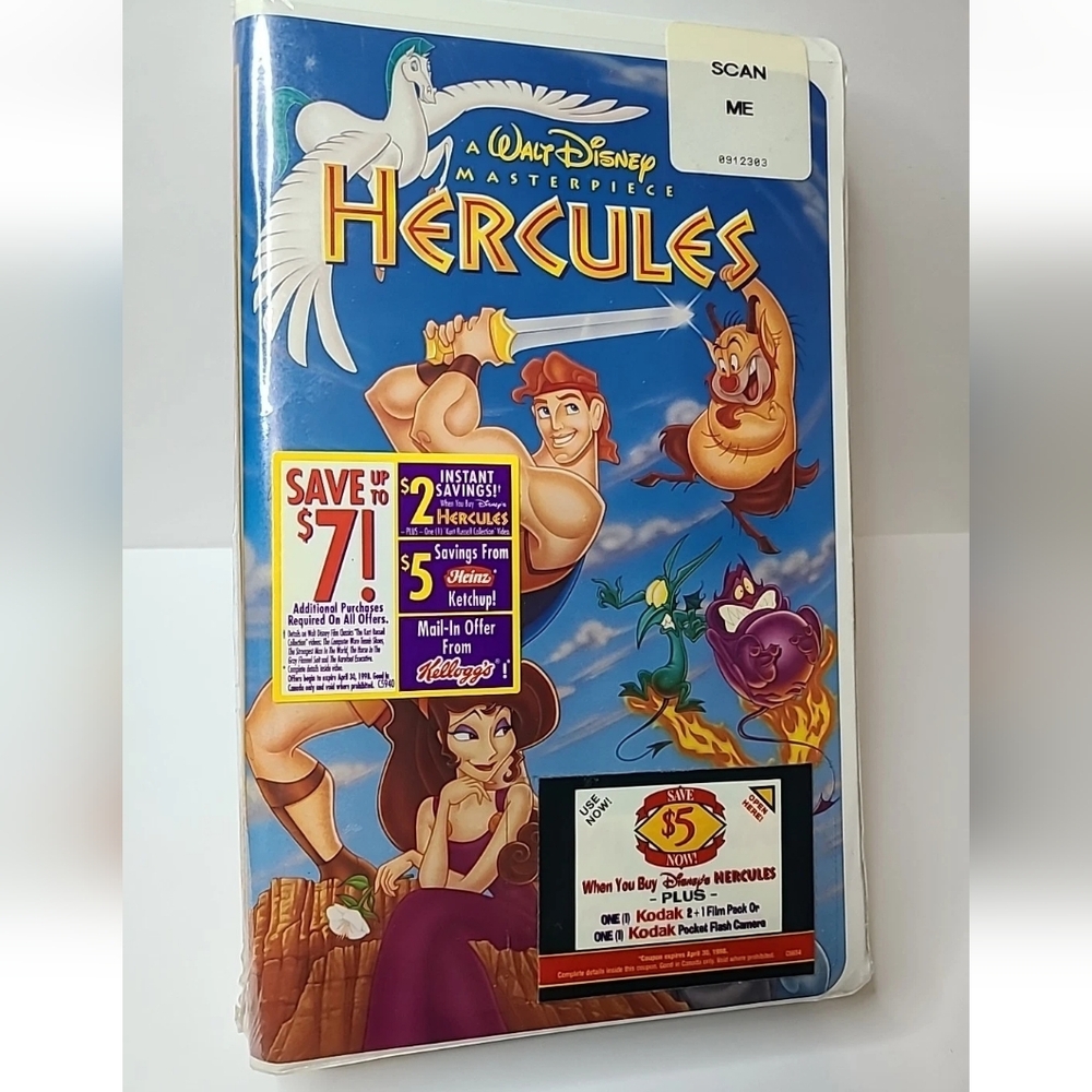 SEALED Walt Disney Masterpiece HERCULES VHS
